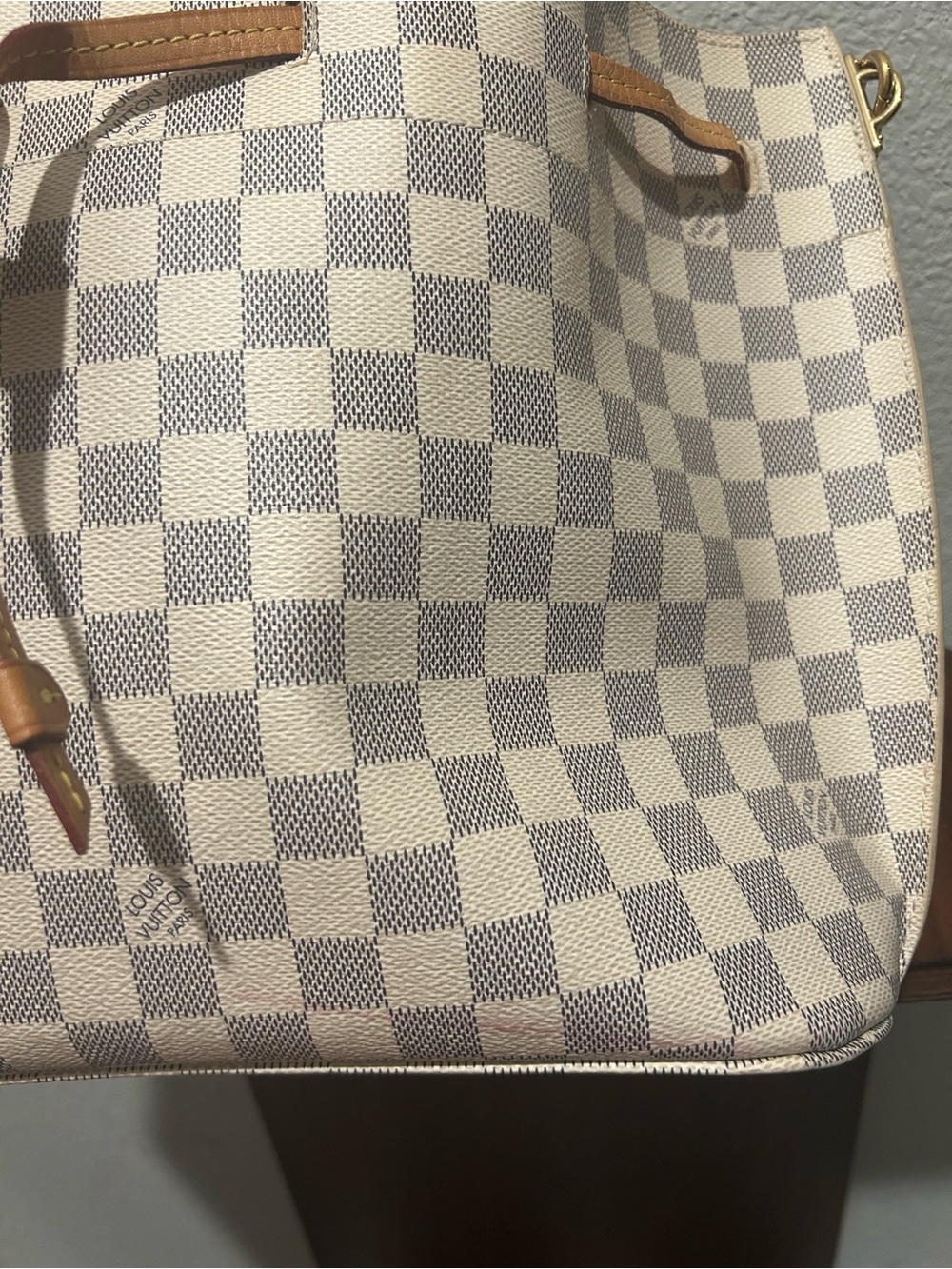 Louis Vuitton Damier Azur Girolata with Vachetta Trim includes Dust bag and COA - Picture 5 of 13